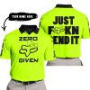 ZERO FOX GIVEN – JUST FCKN SEND IT – FOX RACING GIRL – NEON V1 - POLO SHIRT