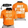 ZERO FOX GIVEN – JUST FCKN SEND IT – FOX RACING GIRL – ORANGE V1 - POLO SHIRT