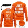 ZERO FOX GIVEN – JUST FCKN SEND IT – FOX RACING GIRL – ORANGE V1 - SWEATER UGLY