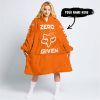 ZERO FOX GIVEN – JUST FCKN SEND IT – FOX RACING GIRL – ORANGE V1 - OODIE BLANKET HOODIE