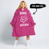 ZERO FOX GIVEN – JUST FCKN SEND IT – FOX RACING GIRL – PINK 1 V1 - OODIE BLANKET HOODIE