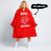 ZERO FOX GIVEN – JUST FCKN SEND IT – FOX RACING GIRL – RED V1 - OODIE BLANKET HOODIE