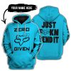 ZERO FOX GIVEN – JUST FCKN SEND IT – FOX RACING GIRL – SKY BLUE V1