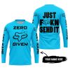 ZERO FOX GIVEN – JUST FCKN SEND IT – FOX RACING GIRL – SKY BLUE V1 - JERSEY