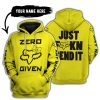 ZERO FOX GIVEN – JUST FCKN SEND IT – FOX RACING GIRL – YELLOW V1
