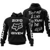 ZERO FOX GIVEN – TOO FAST TO LIVE TOO YOUNG TO DIE – FOX RACING – BLACK