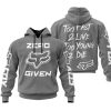 ZERO FOX GIVEN – TOO FAST TO LIVE TOO YOUNG TO DIE – FOX RACING – GREY