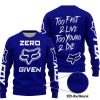 ZERO FOX GIVEN – TOO FAST TO LIVE TOO YOUNG TO DIE – FOX RACING – NAVY - SWEATER UGLY
