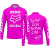 ZERO FOX GIVEN – TOO FAST TO LIVE TOO YOUNG TO DIE – FOX RACING – PINK - LONG SLEEVE POLO SHIRT