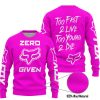 ZERO FOX GIVEN – TOO FAST TO LIVE TOO YOUNG TO DIE – FOX RACING – PINK - SWEATER UGLY