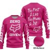 ZERO FOX GIVEN – TOO FAST TO LIVE TOO YOUNG TO DIE – FOX RACING – PINK 1 - SWEATER UGLY