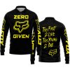 ZERO FOX GIVEN – TOO FAST TO LIVE TOO YOUNG TO DIE – FOX RACING – BLACK YELLOW - LONG SLEEVE POLO SHIRT