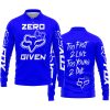 ZERO FOX GIVEN – TOO FAST TO LIVE TOO YOUNG TO DIE – FOX RACING GIRL – BLUE - LONG SLEEVE POLO SHIRT