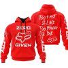 ZERO FOX GIVEN – TOO FAST TO LIVE TOO YOUNG TO DIE – FOX RACING GIRL – RED