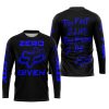 ZERO FOX GIVEN – TOO FAST TO LIVE TOO YOUNG TO DIE – FOX RACING GIRL – BLACK BLUE - JERSEY