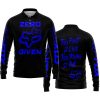 ZERO FOX GIVEN – TOO FAST TO LIVE TOO YOUNG TO DIE – FOX RACING GIRL – BLACK BLUE - LONG SLEEVE POLO SHIRT