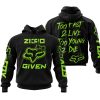ZERO FOX GIVEN – TOO FAST TO LIVE TOO YOUNG TO DIE – FOX RACING GIRL – BLACK GREEN 1