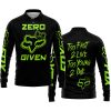 ZERO FOX GIVEN – TOO FAST TO LIVE TOO YOUNG TO DIE – FOX RACING GIRL – BLACK GREEN 1 - LONG SLEEVE POLO SHIRT
