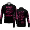 ZERO FOX GIVEN – TOO FAST TO LIVE TOO YOUNG TO DIE – FOX RACING GIRL – BLACK PINK 1 - LONG SLEEVE POLO SHIRT