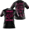 ZERO FOX GIVEN – TOO FAST TO LIVE TOO YOUNG TO DIE – FOX RACING GIRL – BLACK PINK 1 - T-SHIRT