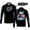 JUST FCKN SEND IT – FOX RACING – BLACK - LONG SLEEVE POLO SHIRT