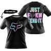 JUST FCKN SEND IT – FOX RACING GIRL – BLACK - T-SHIRT
