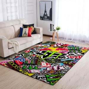 Fox racing roost rug, Fox racing wheelie rug, Fox racing racing motocross rug