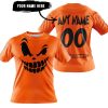 HALLOWEEN – CUSTOM NAME – ALPINESTARS – ORANGE  - T-SHIRT