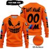 HALLOWEEN – CUSTOM NAME – BMW – ORANGE - SWEATER UGLY