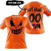 HALLOWEEN – CUSTOM NAME – BMW – ORANGE - T-SHIRT