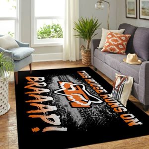 Fox racing checkered flag rug, Fox racing racing rug, Fox racing gear rug