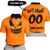 HALLOWEEN – CUSTOM NAME – CAN AM – ORANGE - POLO SHIRT