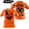 HALLOWEEN – CUSTOM NAME – CAN AM – ORANGE - T-SHIRT
