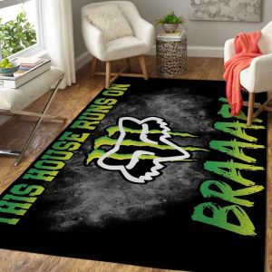 Fox racing adrenaline rug, Fox racing silhouette rug, Fox racing action rug