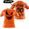 HALLOWEEN – CUSTOM NAME – HUSQVARNA – ORANGE - T-SHIRT