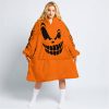 HALLOWEEN – CUSTOM NAME – MONSTER ENERGY – ORANGE - OODIE BLANKET HOODIE
