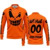 HALLOWEEN – CUSTOM NAME – POLARIS – ORANGE - LONG SLEEVE POLO SHIRT