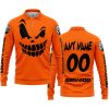 HALLOWEEN – CUSTOM NAME – SEA DOO – ORANGE - LONG SLEEVE POLO SHIRT