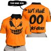HALLOWEEN – CUSTOM NAME – SKI DOO – ORANGE - POLO SHIRT