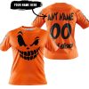 HALLOWEEN – CUSTOM NAME – SKI DOO – ORANGE - T-SHIRT