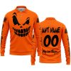 HALLOWEEN – CUSTOM NAME – TROY LEE DESIGNS – ORANGE - LONG SLEEVE POLO SHIRT