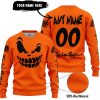HALLOWEEN – CUSTOM NAME – TROY LEE DESIGNS – ORANGE - SWEATER UGLY