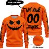 HALLOWEEN V1 – CUSTOM NAME – FOX RACING – ORANGE - SWEATER UGLY