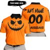 HALLOWEEN V1 – CUSTOM NAME – GASGAS – ORANGE - POLO SHIRT