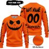 HALLOWEEN V1 – CUSTOM NAME – HONDA – ORANGE - SWEATER UGLY