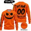 HALLOWEEN V1 – CUSTOM NAME – MONSTER ENERGY – ORANGE - SWEATER UGLY