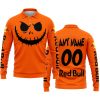 HALLOWEEN V1 – CUSTOM NAME – RED BULL – ORANGE - LONG SLEEVE POLO SHIRT