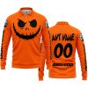 HALLOWEEN V1 – CUSTOM NAME – SEA DOO – ORANGE - LONG SLEEVE POLO SHIRT