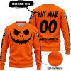HALLOWEEN V1 – CUSTOM NAME – SEA DOO – ORANGE - SWEATER UGLY