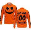 HALLOWEEN V1 – CUSTOM NAME – SUZUKI – ORANGE - LONG SLEEVE POLO SHIRT